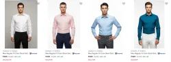 Colours N Collars Mens Formal Shirts upto 66% Discount