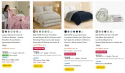 Comforter starting @ ₹599