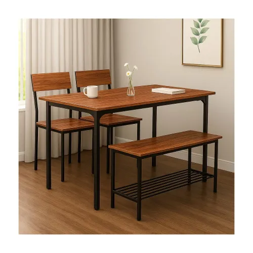 Image of Compact Dining Table 4 Seater Set