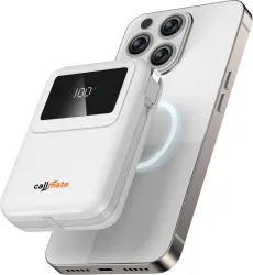 Compact MagSafe wireless fast charging power bank