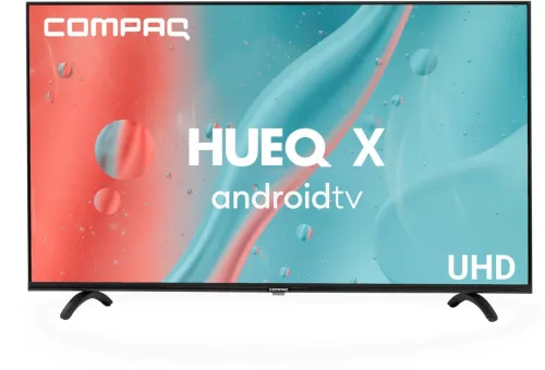 Image of Compaq 140 cm (55 inch) Ultra HD (4K) LED Smart Android TV with 2 GB RAM, Dolby Audio, Bezel-less Screen, WCG+ (CQV55AX1