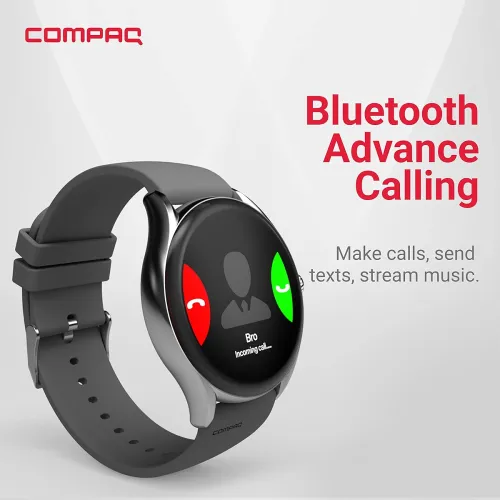 Image of Compaq Q Watch Balance Series calling smartwatch
