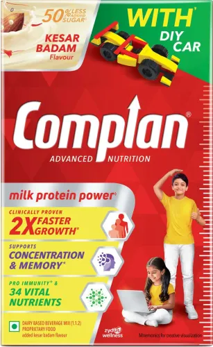 Image of COMPLAN Nutrition Drink Powder for Children Kesar Badam flavour, 1Kg