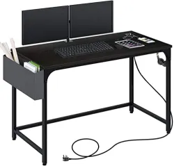 Computer Desk with Power Outlet