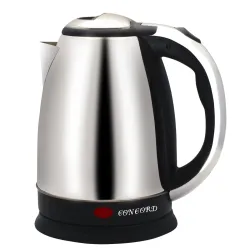 Concord Electric Kettle, 1500W Large Size 1.8 Litre Stainless Steel Kettle, Water Boiler For Tea, Coffee, Soups, Noodles (With Long Cord 1.5 metre)