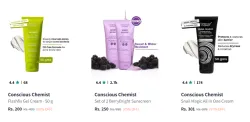 Conscious Chemist Beauty Products Upto 75% Discount