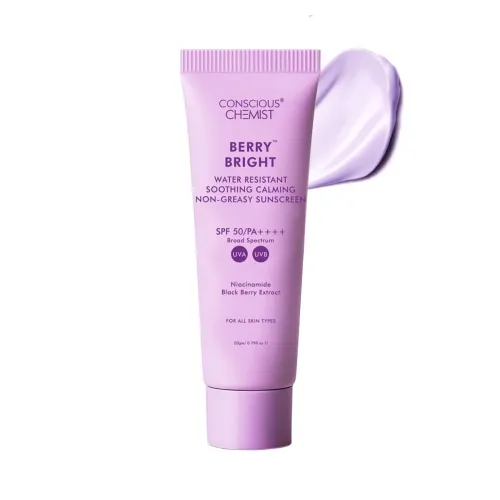 Image of Conscious Chemist® Berry Bright Sunscreen SPF 50 PA++++ 20g 