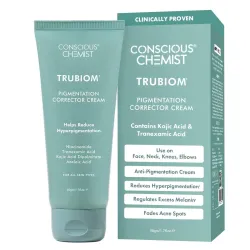 Conscious Chemist Pigmentation Corrector Face Cream 50g | Kojic Acid, Tranexamic Acid, Azelaic Acid & Niacinamide | Dark Spot Corrector, Anti-Pigmentation & Skin Brightening | Helps Fade Acn...