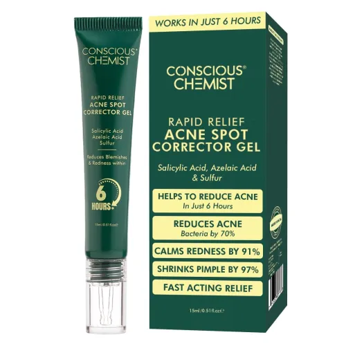Image of Conscious Chemist® Rapid Relief Acne Spot Corrector Gel 15g