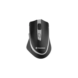 Consistent Fusion Wireless Mouse (MG1151) Wireless Mouse, 2.4GHz with USB Nano Receiver, High Precision Optical Tracking, Buttons, Plug & Play, Ambidextrous, for PC/Mac/Laptop (Black)