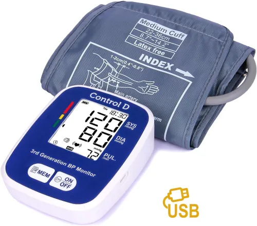 Image of Control D 3rd Generation USB BP Machine Automatic Digital Electronic Blood Pressure Monitor 