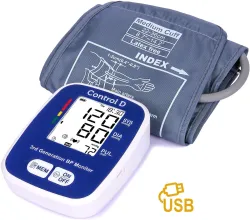 Control D 3rd Generation USB BP Machine Automatic Digital Electronic Blood Pressure Monitor 