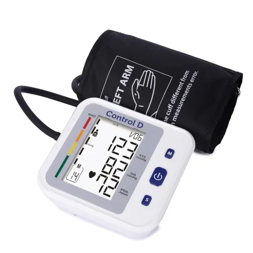 Image of Control D Prime Fully Automatic Oscillometric Digital Blood Pressure Monitor Upper Arm Portable BP Machine with Micro US