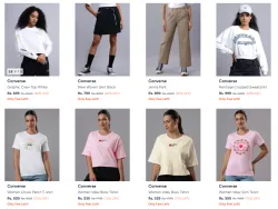 Converse Women's Clothing Upto 80% Off