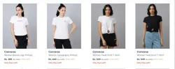Converse Women's Tshirts at 70% discount
