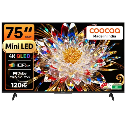 Image of coocaa 190 cm (75 inches) 4K Ultra HD Smart Mini LED QLED Google TV 75MINI75Q