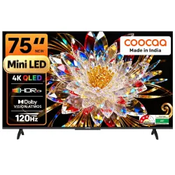 coocaa 190 cm (75 inches) 4K Ultra HD Smart Mini LED QLED Google TV 75MINI75Q