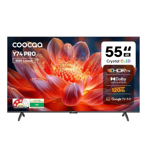 Image of coocaa Frameless 138 cm (55 inch) Frameless QLED Ultra Smart Google TV 55Y74 Pro