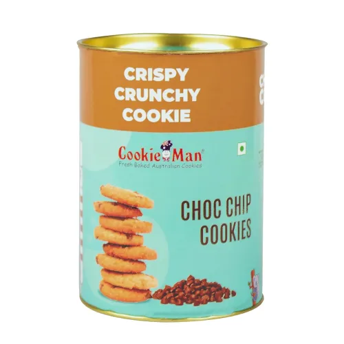Image of CookieMan Choco Chip Cookies | Chewy & Crispy Chocolate Chip Cookies, Perfect for Snacking, Sharing & Gifting | Freshly 