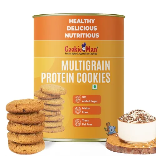Image of CookieMan Sugar Free Multigrain Protein Cookies – 200g 