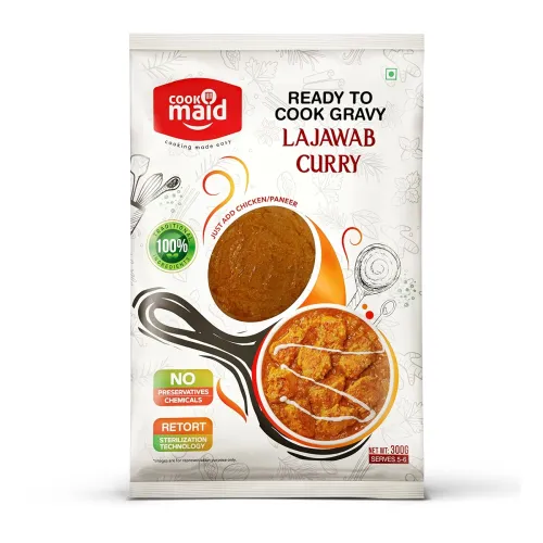 Image of COOKMAID Lajawab Ready-to-Cook Gravy 300g
