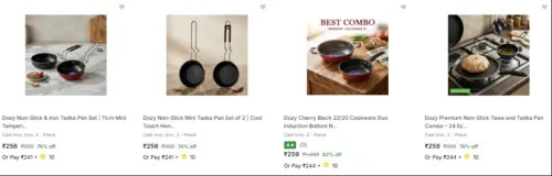 Image of Cookware Sets at up to 82% Discount