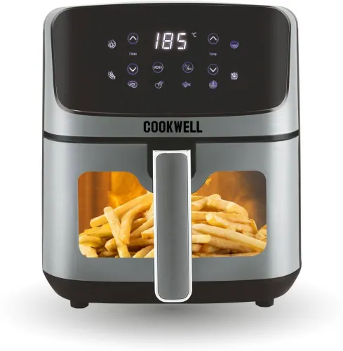 Image of cookwell See-through Window Air Fryer  (5 L)