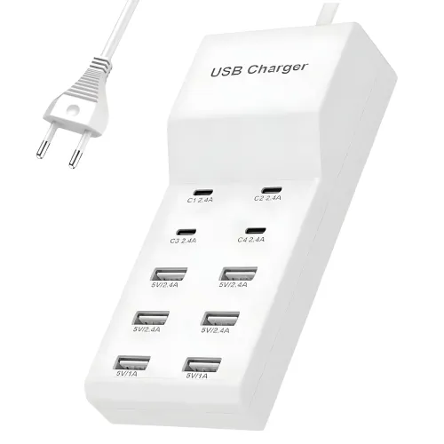Image of COOLCOLD 10-Port Charging Station (4 Type-C + 6 USB-A)