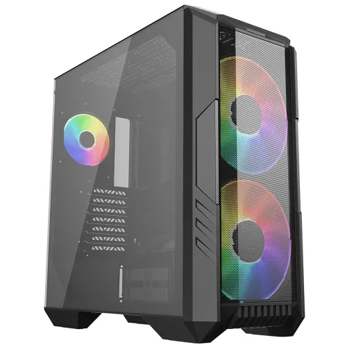 Image of Cooler Master HAF 500 Computer Case High Airflow Cabine - Black