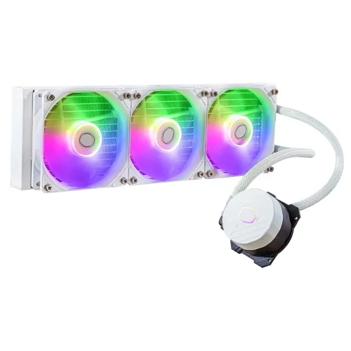 Image of Cooler Master ML360L Core ARGB CPU Liquid Cooler - White | Support Intel & AMD Processor - LGA1700, LGA1200, LGA1151, AM