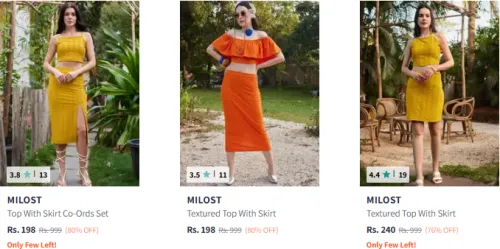 Image of Co Ord Set for Women Starting @ ₹198