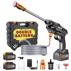 Cordless Pressure Washer Gun for Car & Bike Cleaning Portable Power Washer Nozzle for Home