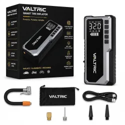 Cordless Tyre Inflator Air for Car and Bike 5200mAh with Digital Display