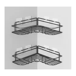 Corner Wall Mounted Storage Rack (Pack of 2) 