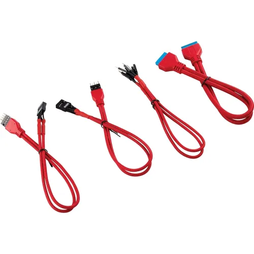 Image of Corsair 30cm Red Front Panel Extension Kit