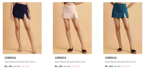 Image of Corsica Skirts Starting @ ₹161