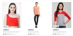 Corsica women tops at ₹99