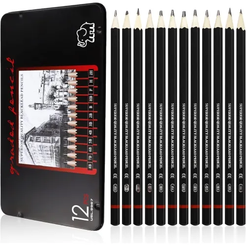 Image of Corslet 12-Piece Graphite Drawing Pencil Set