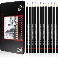 Corslet 12-Piece Graphite Drawing Pencil Set