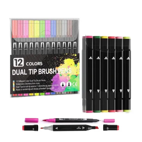 Image of Corslet 24-Piece Dual Tip Marker Set