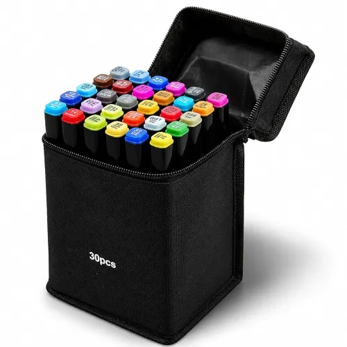 Image of Corslet 30 Pcs dual tip Alcohol Markers Set