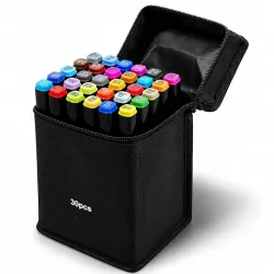 Corslet 30 Pcs dual tip Alcohol Markers Set