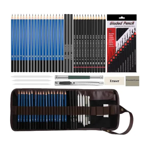 Image of Corslet 41-Piece Professional Sketching & Drawing Art Kit