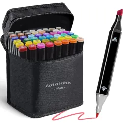 Corslet 48 Pc Alcohol Markers Pens For Drawing