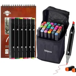 Corslet 60 Colors Alcohol Markers Dual Tip Markers