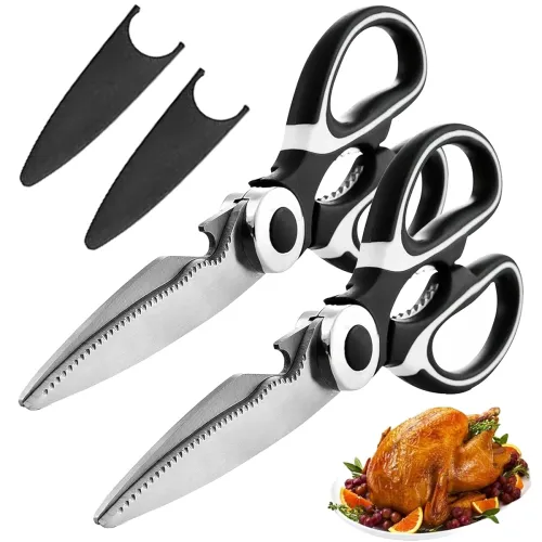 Image of Corslet Kitchen Scissors Set of 2 – Stainless Steel, Multi-Use