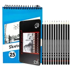 Corslet Professional Drawing Set with A5 Sketchbook