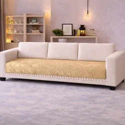 Cortina 2-Seater Velvet Sofa Cover with Tassels