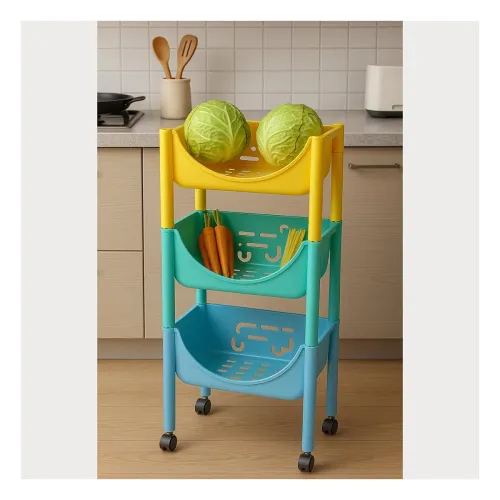 Image of Cortina 3-Layer Multipurpose Utility Rack
