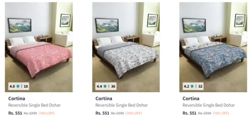 Image of Cortina Blankets upto 76% Discount